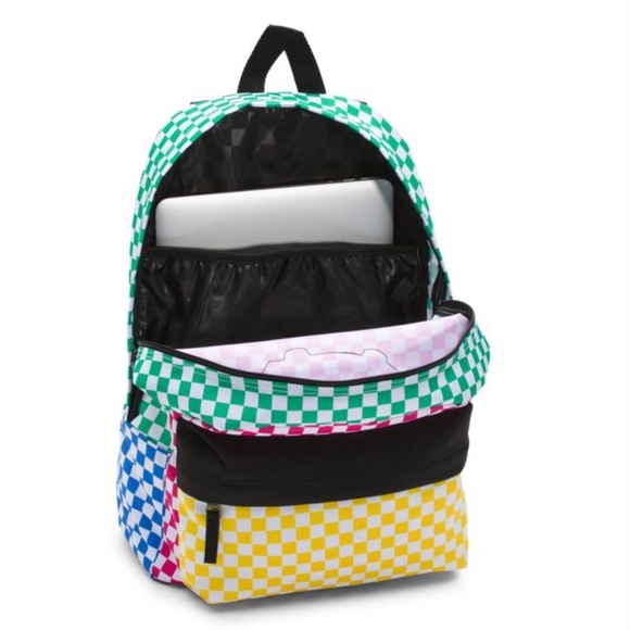 Vans Realm Backpack checkerboard multi - Picture 3 of 5